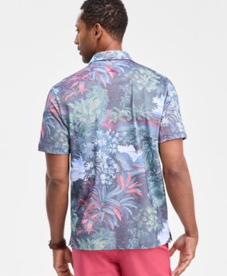 Men's Geneva Jungle Printed Polo Shirt