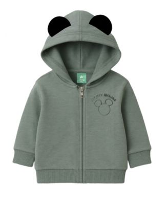 Baby Boys' Mickey Mouse Hooded Jacket, Top and Pants, 3-Piece Set