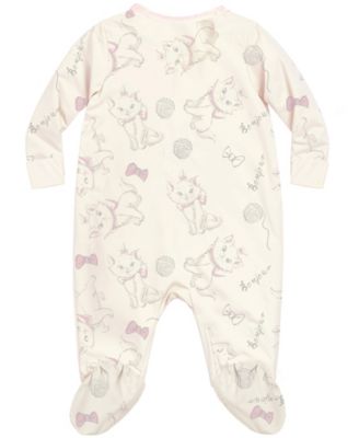 Baby Girls' Marie the Cat Long Sleeve Coveralls and Hat, 3-Piece Set