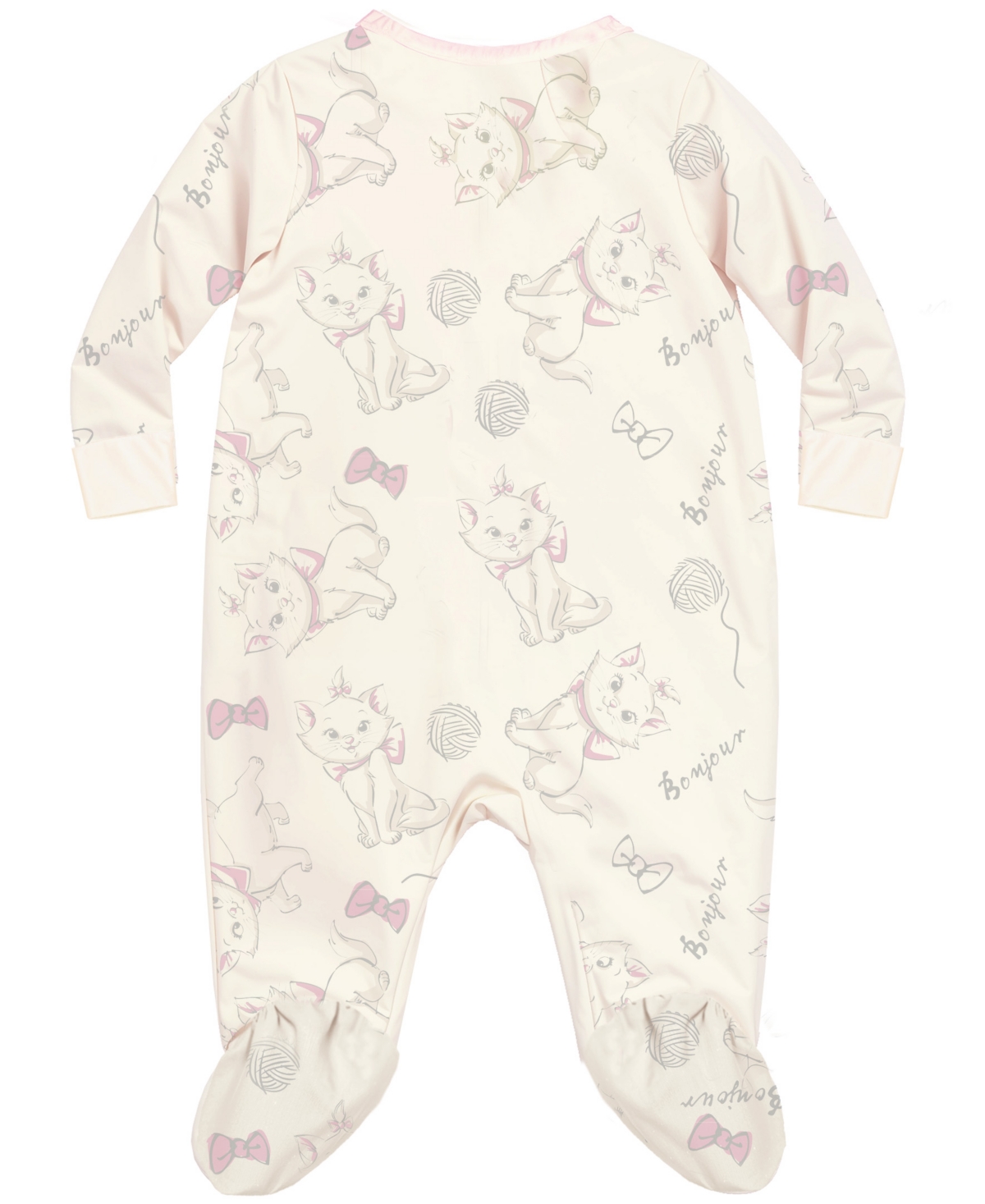 Disney Baby Girls 3-Piece Marie the Cat Long Sleeve Coveralls and Hat Set