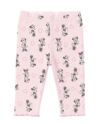 Baby Girls' Minnie Printed Bodysuit, Pants and Headband, 3-Piece Set