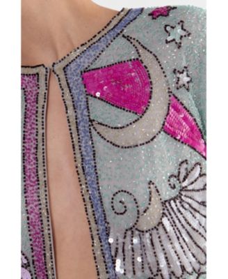 Women's Celestial Placement Beaded Jacket