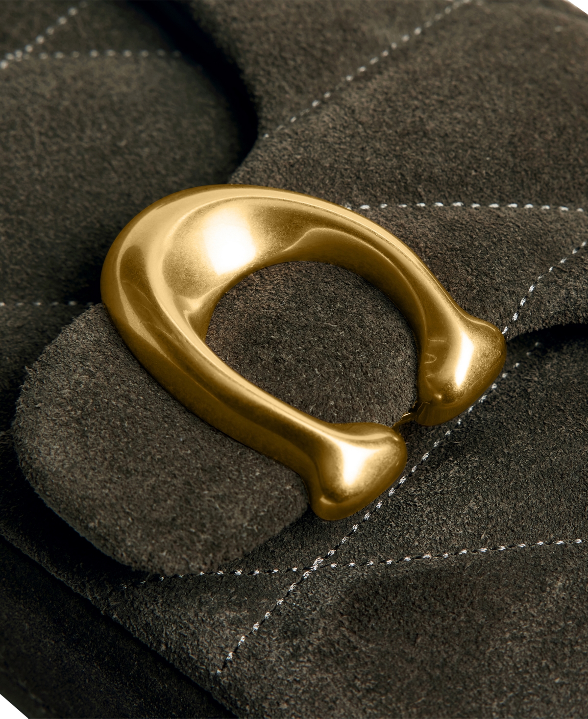 Coach Tabby Mini Quilted Suede Crossbody Bag