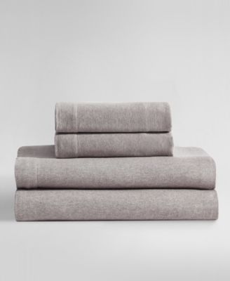 M&eacute;lange Tencel Jersey 3-Pc. Sheet Set, Twin