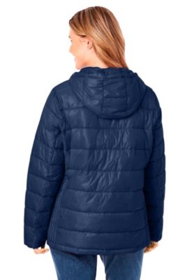 Plus Size Within Packable Puffer Coats