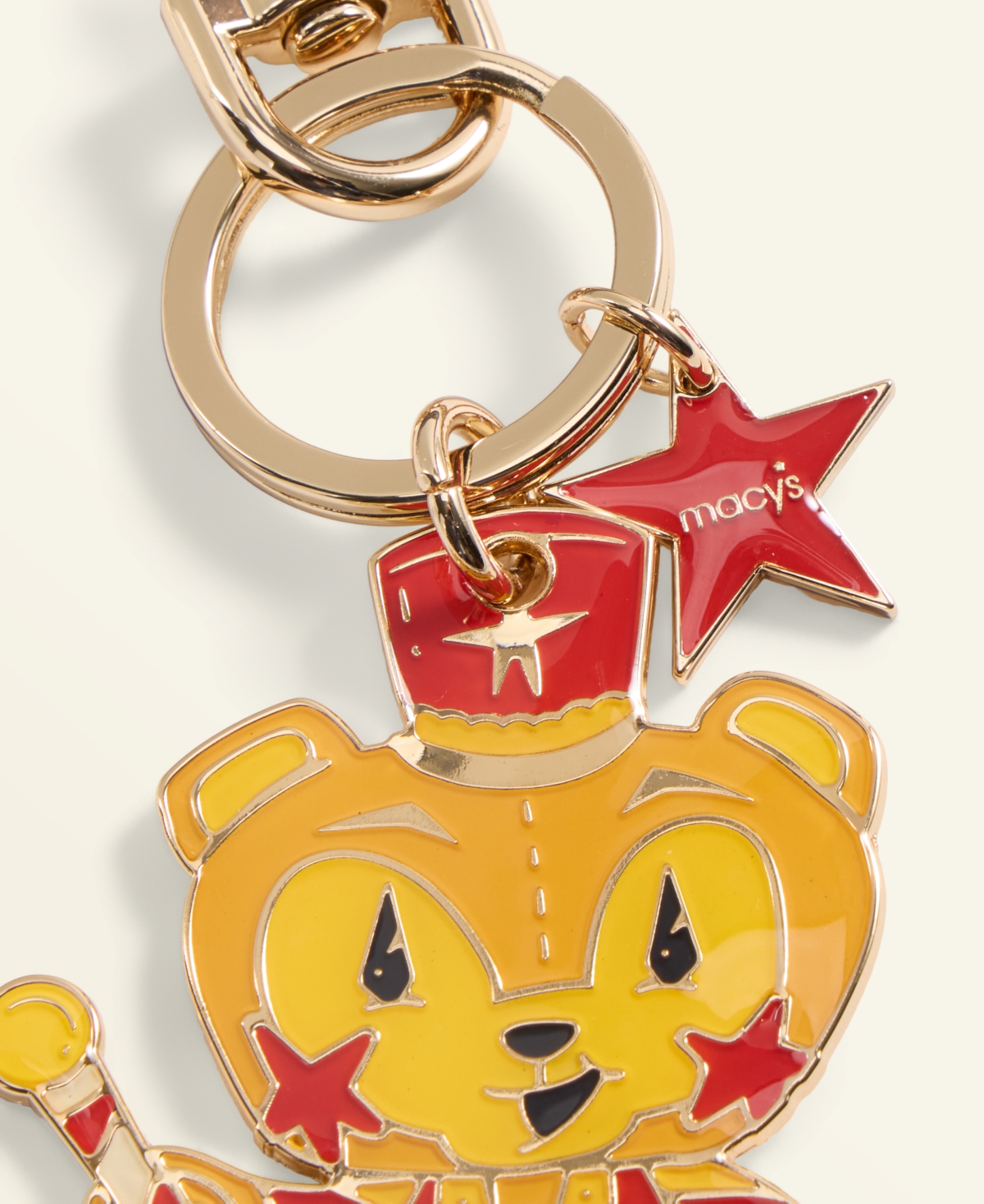 Macy's Thanksgiving Day Parade Enamel Bear Bag Charm,  Exclusive In Gold