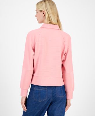 Women's Quarter Zip Ottoman Sweatshirt