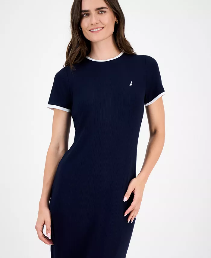 Nautica Women's Ribbed Midi Dress - thumbnail 5