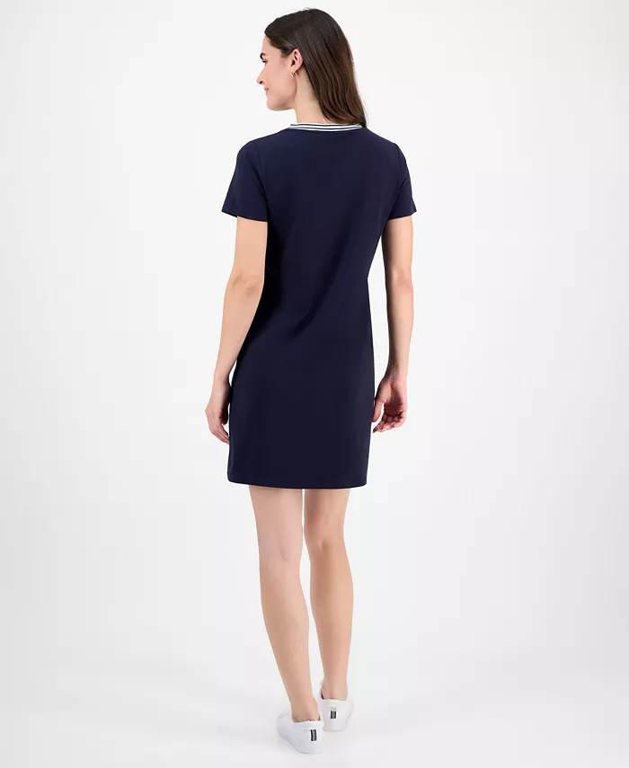 Nautica Women's V-Neck T-Shirt Dress - thumbnail 3