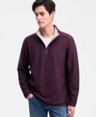 Men's Bayview Reversible Quarter-Zip Sweater