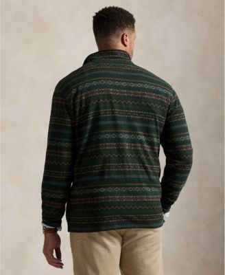 Men's Big & Tall Estate-Rib Quarter-Zip Pullover Sweater
