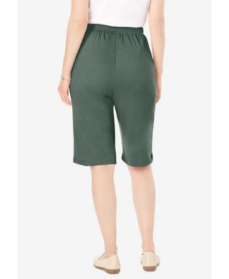 Plus Size 7-Day Knit Bermuda Shorts