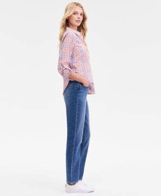 Women's Mid-Rise Straight Jeans