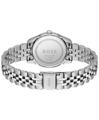 Women's Graceful Precious Quartz Basic Stainless Steel Watch, 32mm