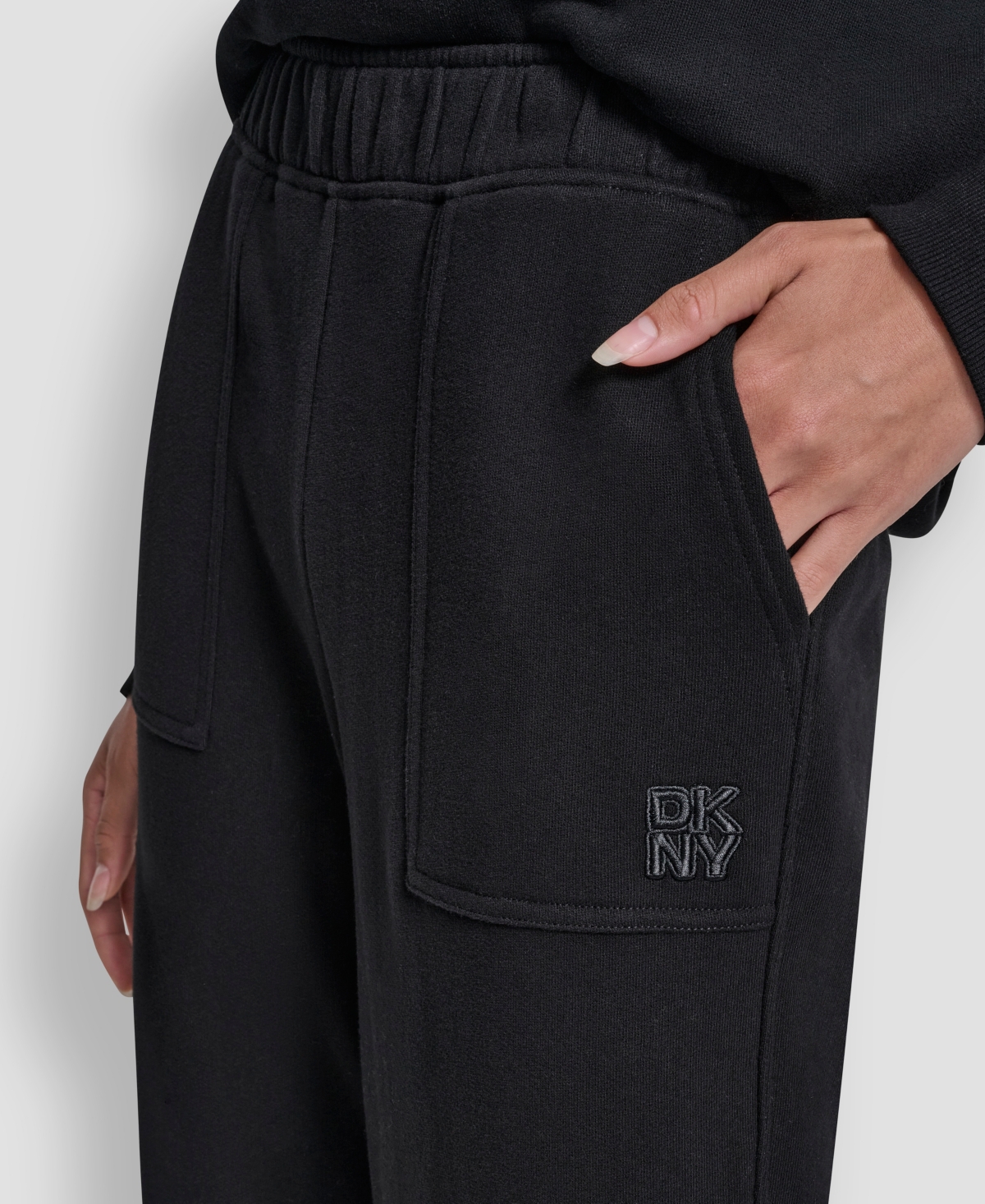 Dkny Jeans Petite Pull-on Pants In Black
