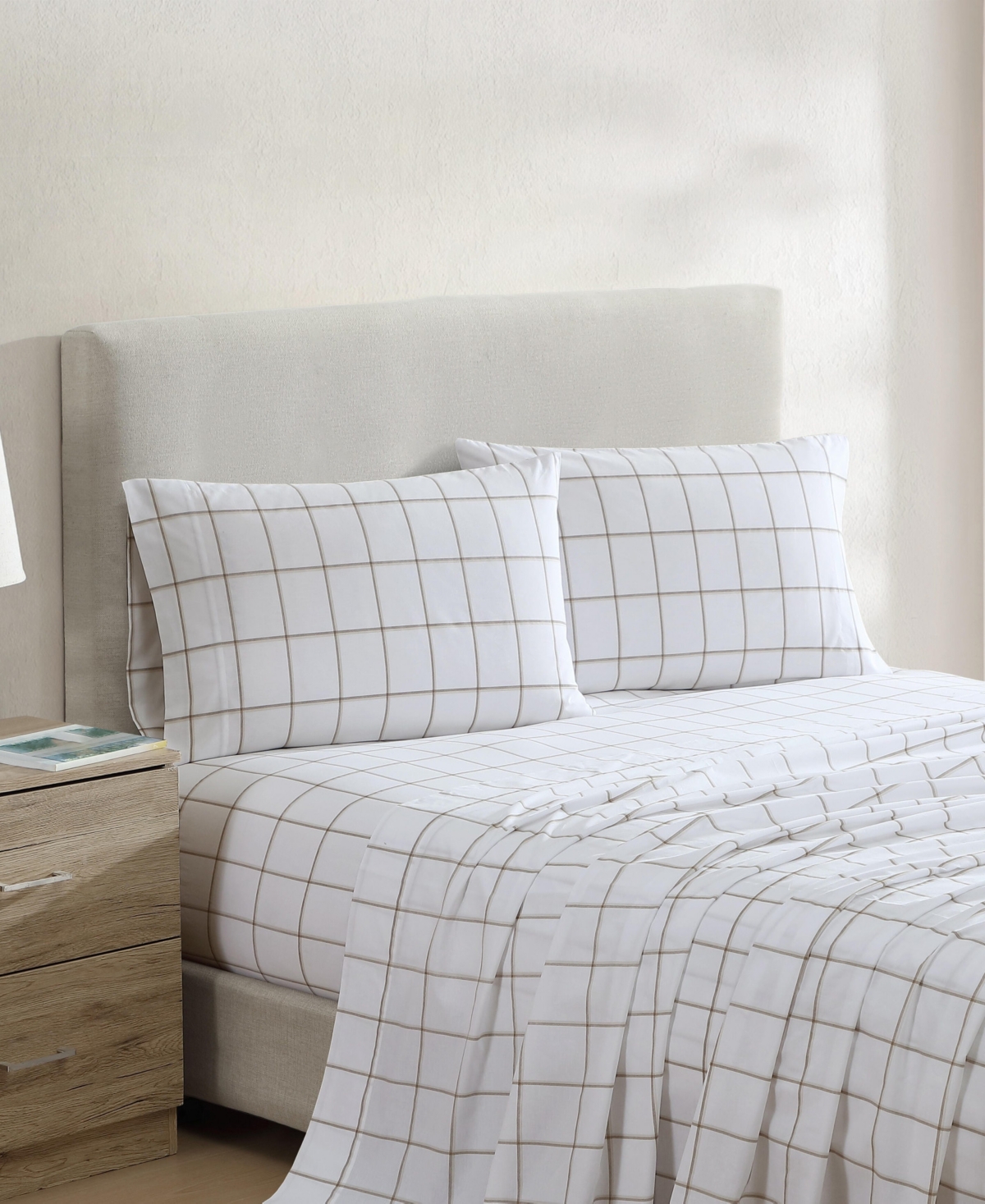 Nautica Closeout!  Cotton Percale 3-piece Sheet Set, Twin In Multi