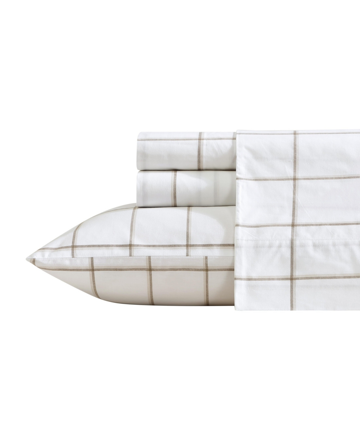 Nautica Closeout!  Cotton Percale 3-piece Sheet Set, Twin In Multi