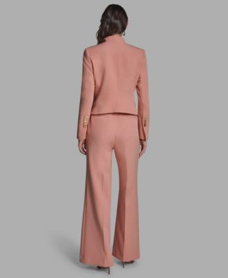 Women's Collared Open-Front Jacket