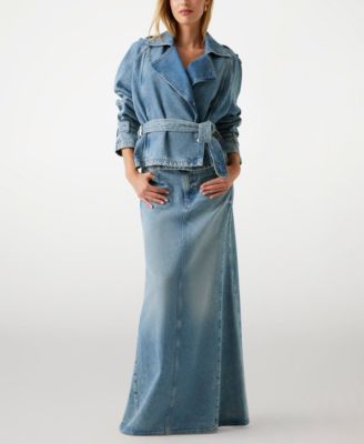 Women's Runa Denim Biker Jacket