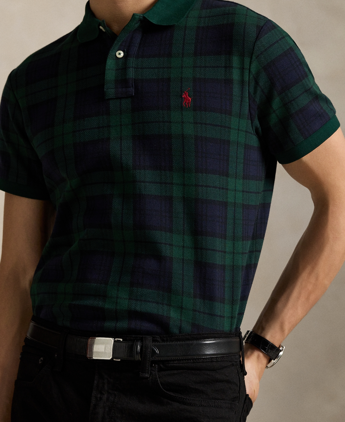 Polo Ralph Lauren Classic Fit Palid Jacquard Cotton Polo In Multi