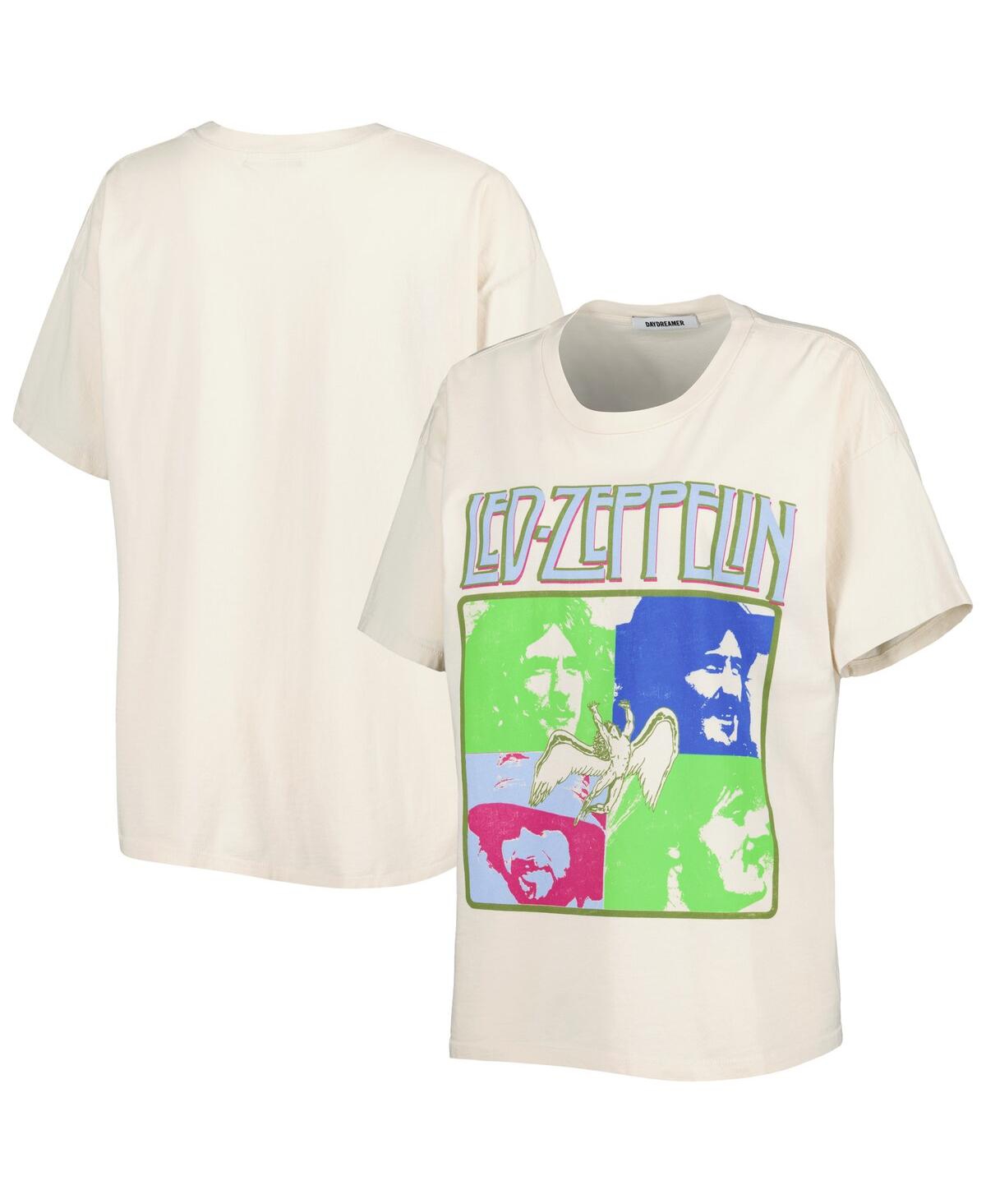 Daydreamer Women's Cream Led Zeppelin Graphic T-Shirt