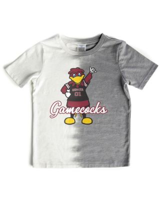 Gameday Couture - Big Girls Gray South Carolina Gamecocks Pacesetter T-Shirt