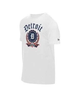 Men's White Detroit Tigers Fleur Domestic T-Shirt
