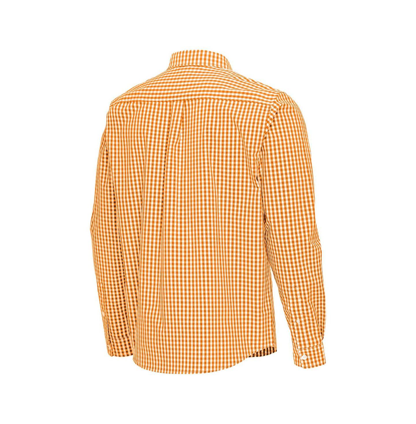 Мужская рубашка Antigua Tennessee Orange Tennessee Volunteers Ellis Woven Tri-Blend Long Sleeve Button-Down — фото 2