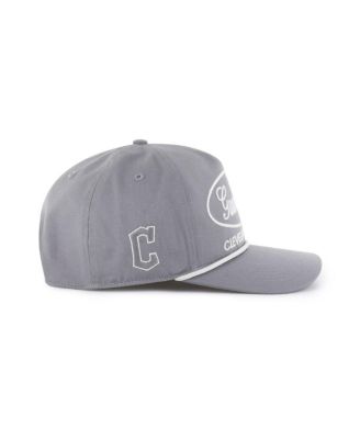 Men's Gray Cleveland Guardians Foundational Hitch Adjustable Hat