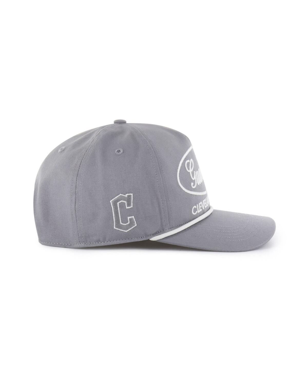 '47 Brand Men's Gray Cleveland Guardians Foundational Hitch Adjustable Hat