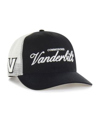'47 Brand - Men's and Women's Black Vanderbilt Commodores Contemporary Basics Foundation Trucker Hitch Adjustable Hat