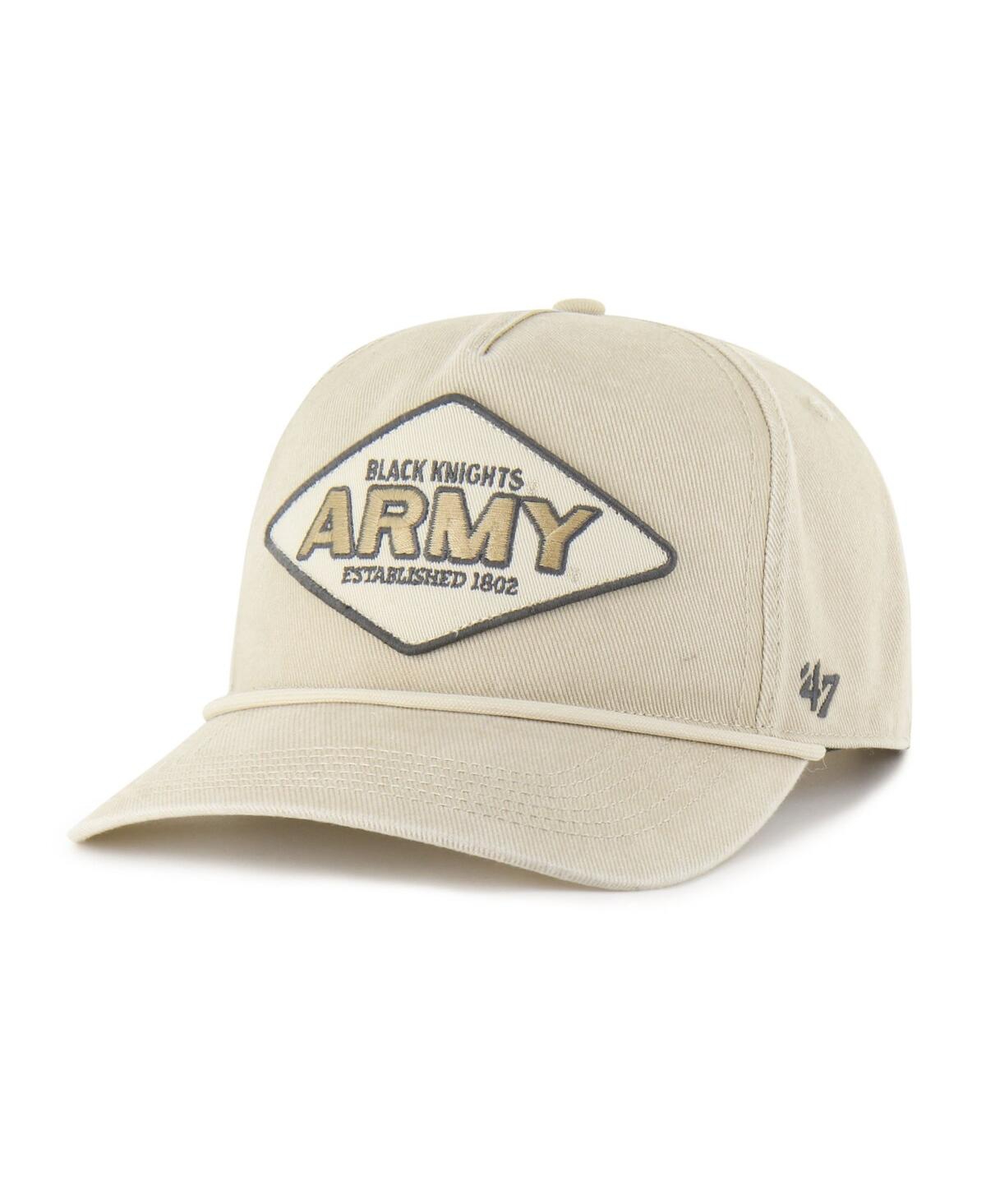 47 Brand Men's And Women's Cream Army Black Knights Outdoorsmen Cairn Hitch Adjustable Hat In Neutral