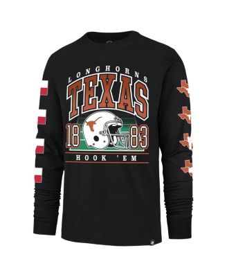 Men's Black Texas Longhorns Go Big Long Sleeve T-Shirt