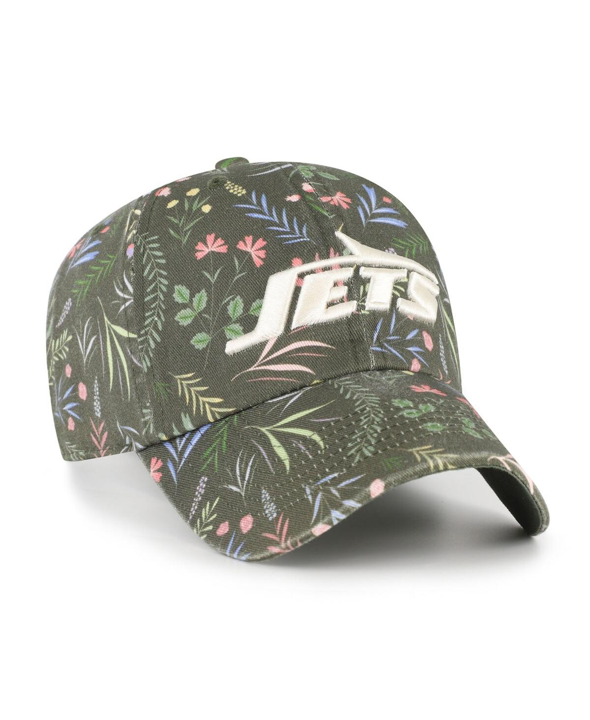 47 Brand Women's Green New York Jets Verbena Clean Up Adjustable Hat In Green