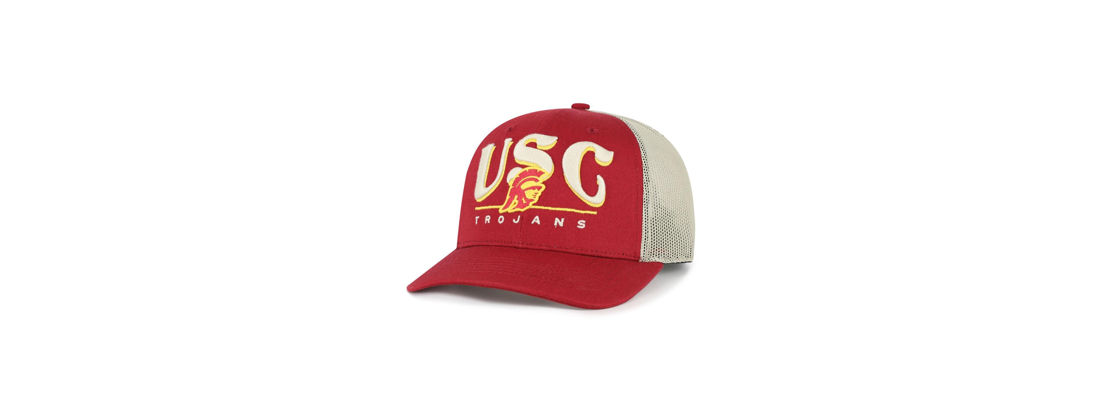 '47 Brand Men's Cardinal Usc Trojans Arid Adjustable Trucker Hat