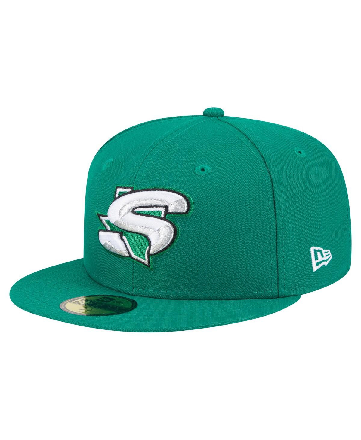 New Era Men's Green Dallas Stars Deceptor 59fifty Fitted Hat In Green
