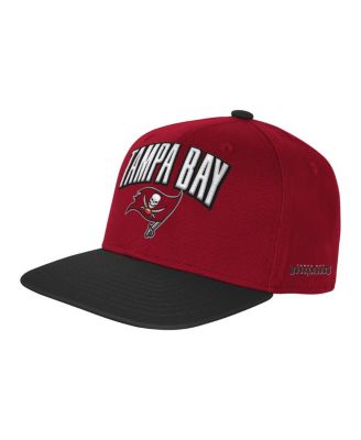 Outerstuff - Big Boys and Girls Red Tampa Bay Buccaneers Essentials Adjustable Hat