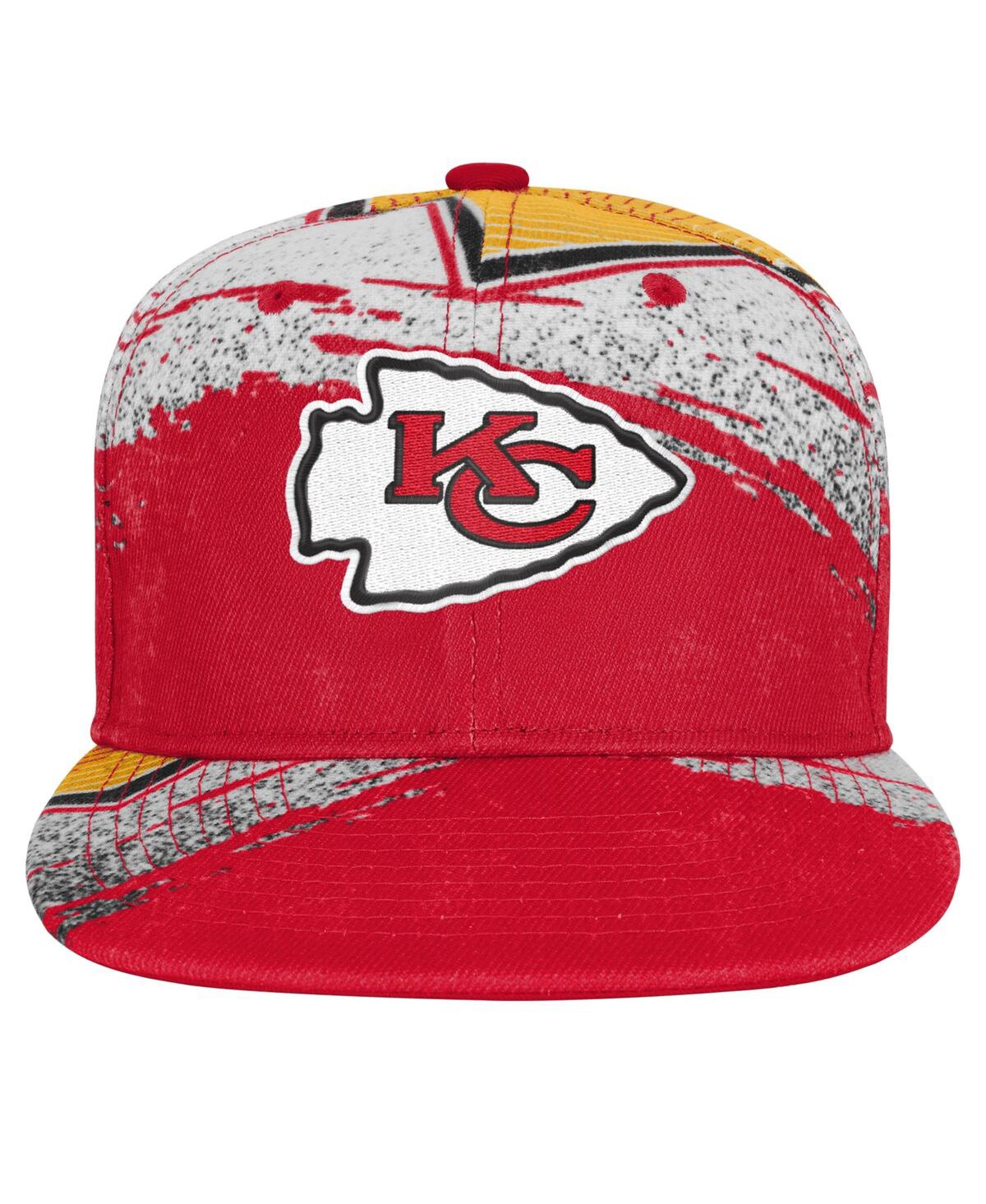Outerstuff Big Boys And Girls Red Kansas City Chiefs Make Noise Adjustable Hat In Multi
