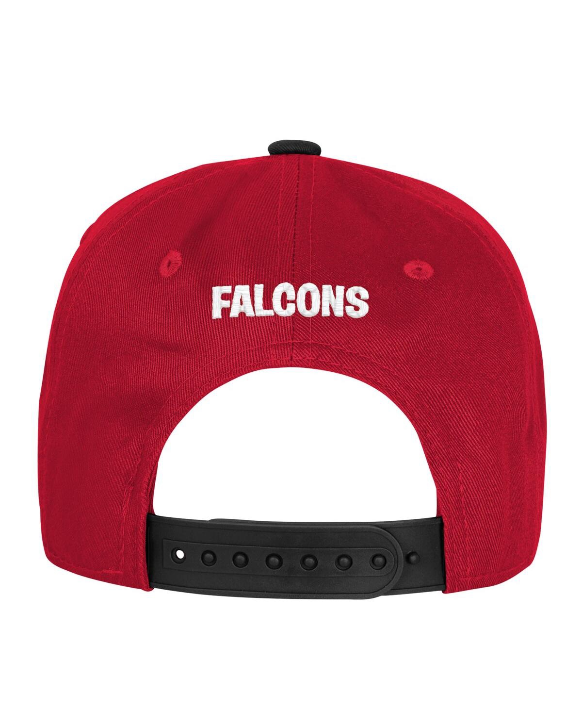 Outerstuff Big Boys And Girls Red Atlanta Falcons True Retro Adjustable Hat In Multi