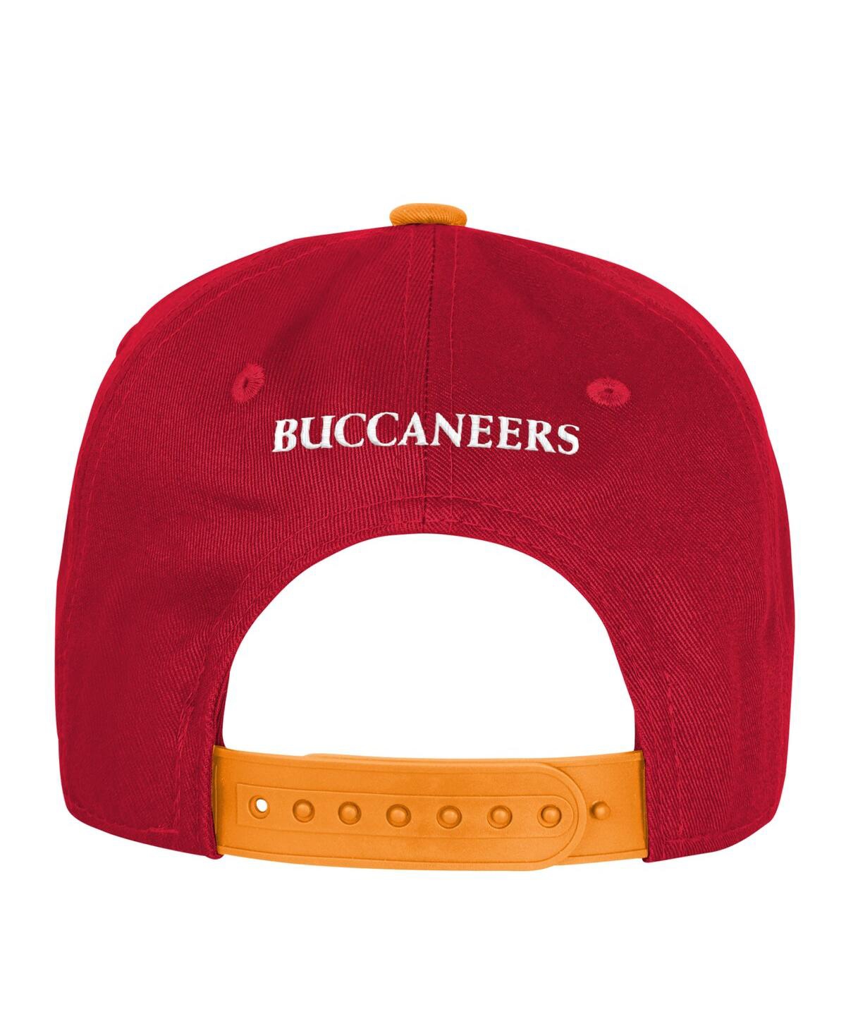Outerstuff Big Boys And Girls Red Tampa Bay Buccaneers True Retro Adjustable Hat In Red