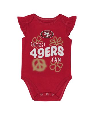 Baby Boys and Girls 2-Piece San Francisco 49ers The Sunshine Bodysuit Set