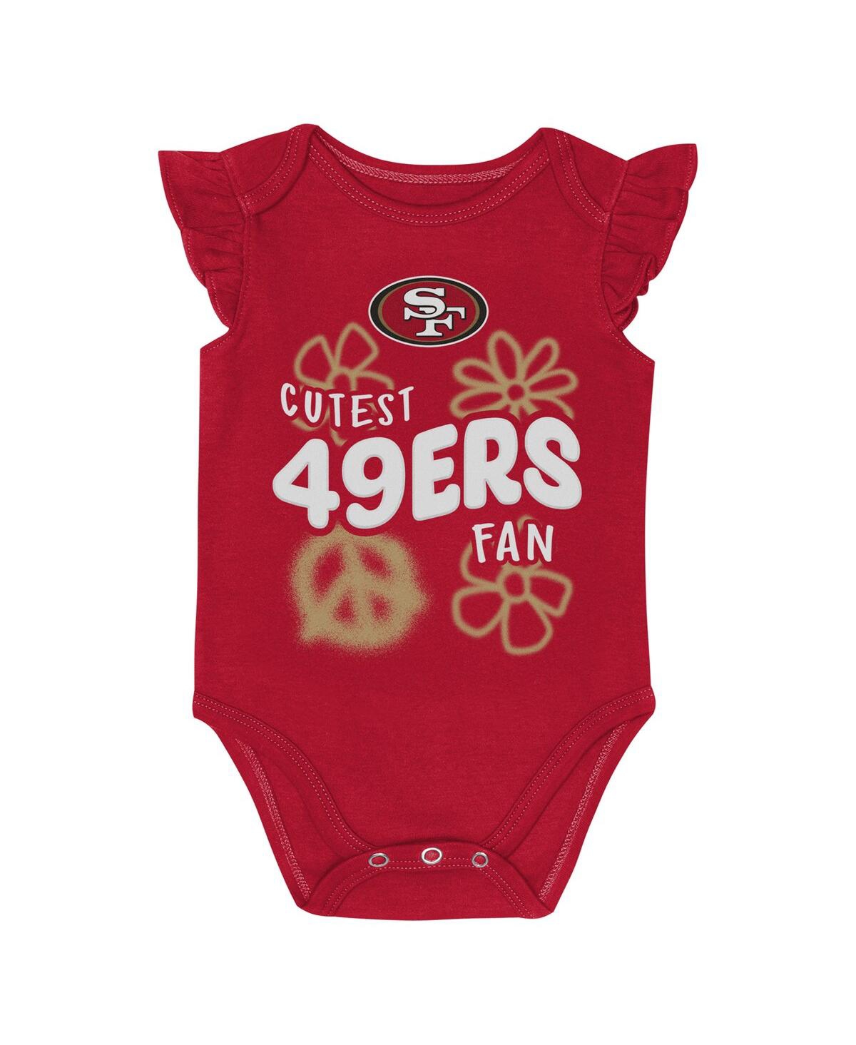 Outerstuff Baby Boys And Girls 2-piece San Francisco 49ers The Sunshine Bodysuit Set In Multi