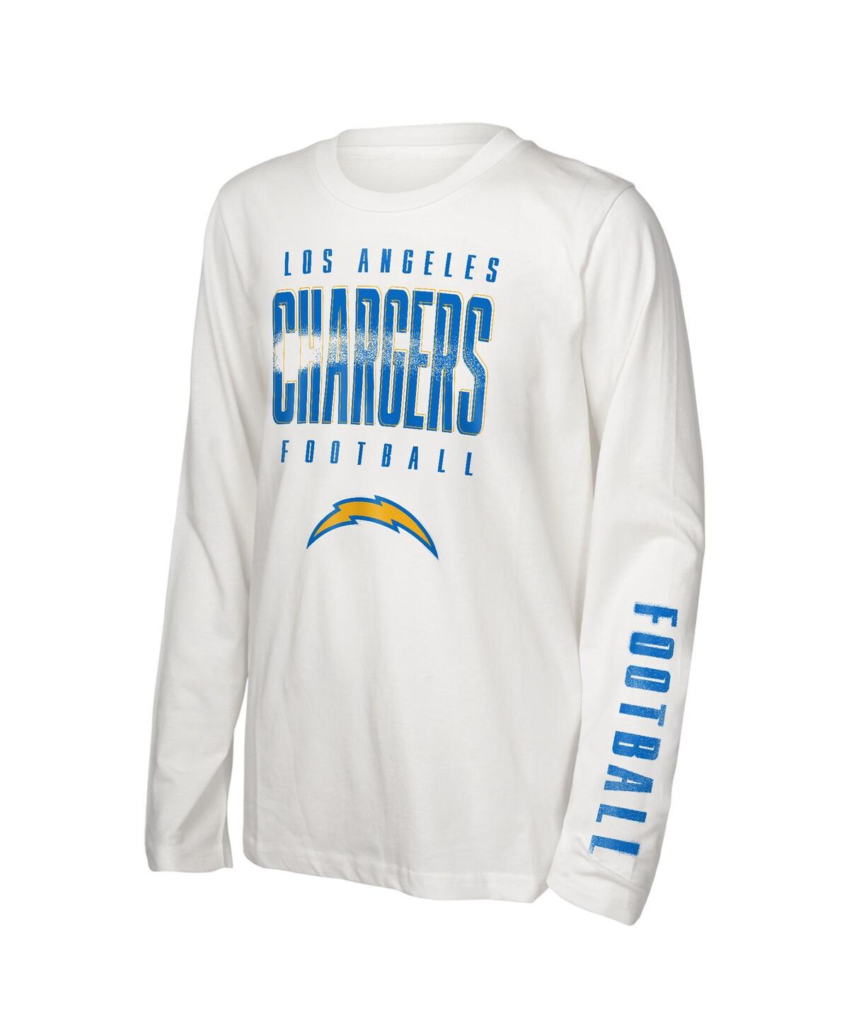 Outerstuff Preschool Los Angeles Chargers The Mix Combo T-shirt Set In Multi