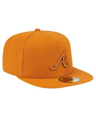 Men's Orange Atlanta Braves Color Pack A-Frame 59FIFTY Fitted Hat
