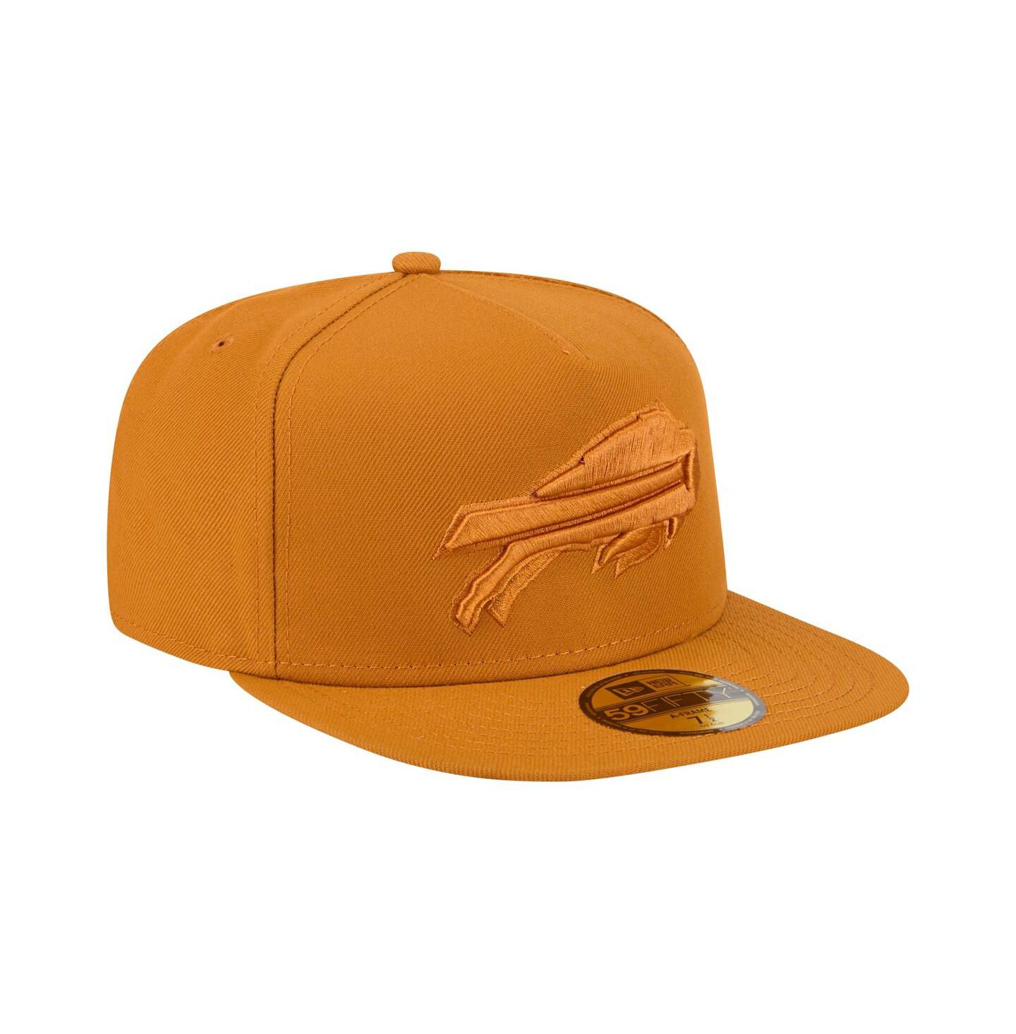 Мужские головные уборы New Era Brown Buffalo Bills Color Pack A-Frame 59FIFTY Fitted Hat — фото 4