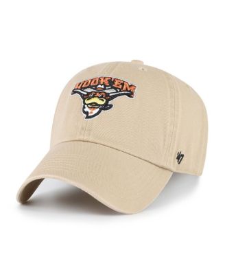 '47 Brand - Big Boys and Girls Khaki Texas Longhorns Clean Up Adjustable Hat