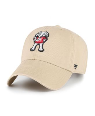 '47 Brand - Big Boys and Girls Khaki Alabama Crimson Tide Clean Up Adjustable Hat