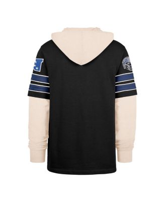 Men's Black Detroit Lions Split Zone Cornerback Duo Hoodie