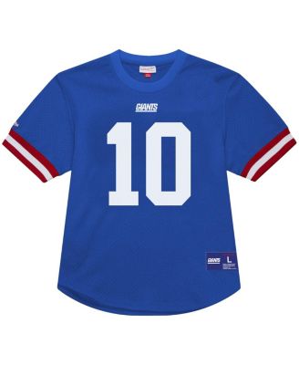 Men's Eli Manning Royal New York Giants Retired Player Name Number Mesh Top