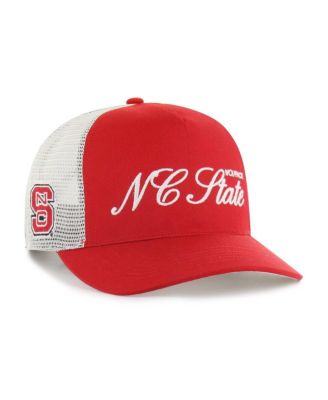 '47 Brand - Men's and Women's Red NC State Wolfpack Contemporary Basics Foundation Trucker Hitch Adjustable Hat
